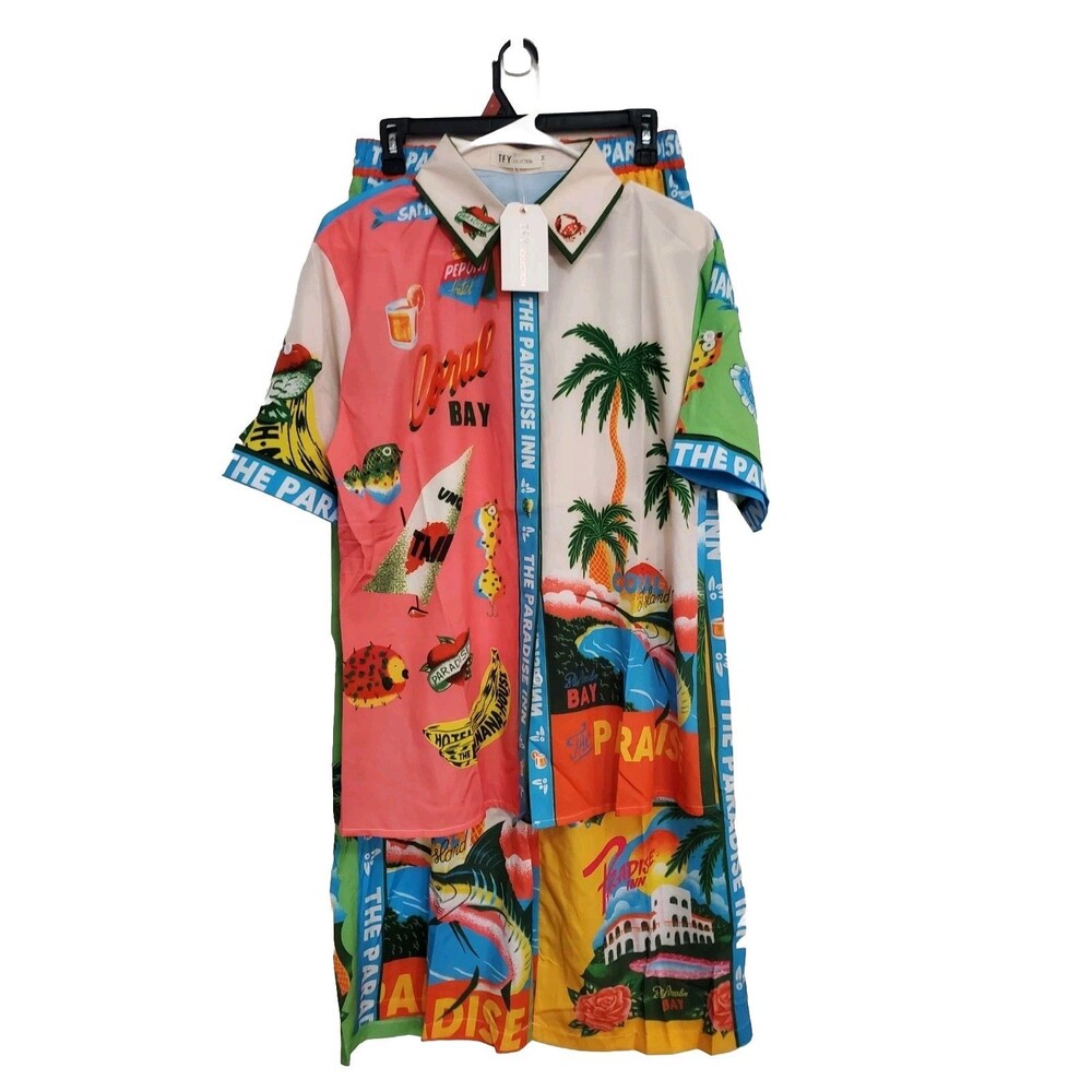 Lounge Wear Beach Scene TFY Collection SIZE M